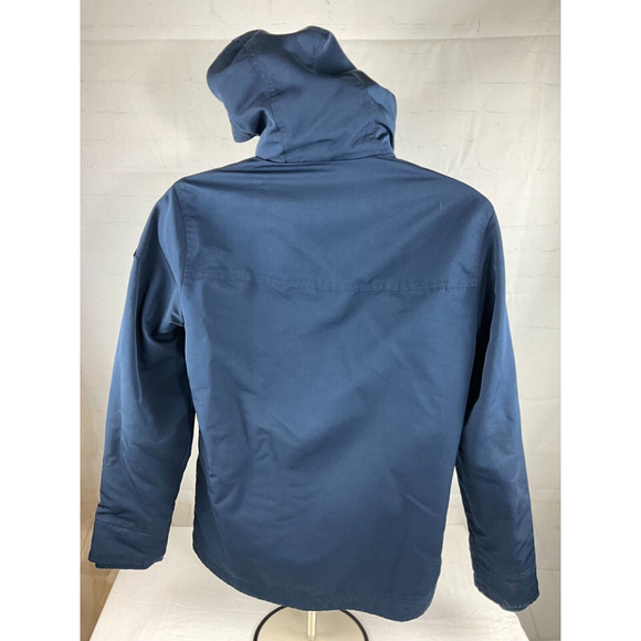 Women's Hollister Fleece-Lined All-Weather Jacket Size Small Dark Blue Hooded - Picture 2 of 5